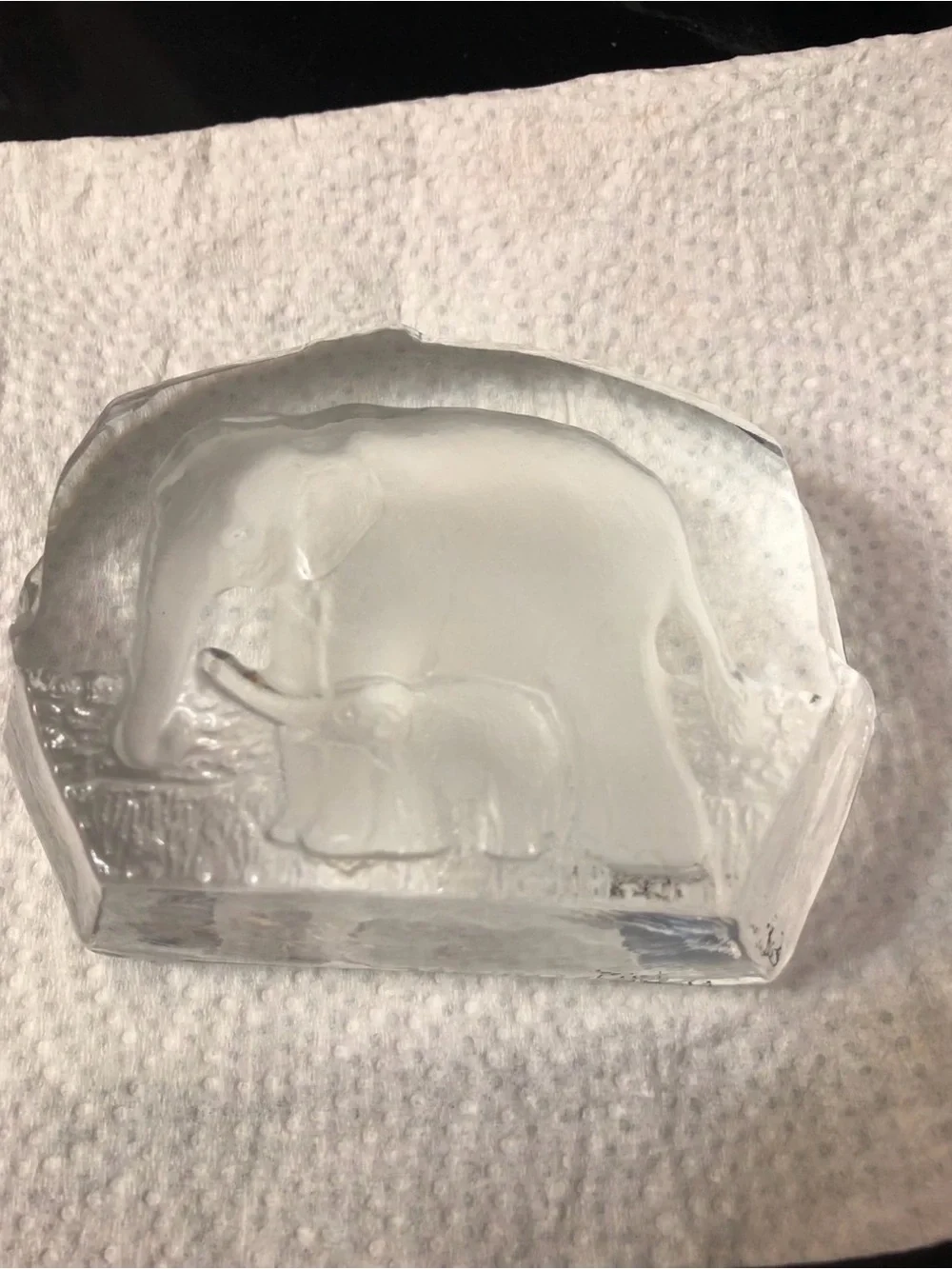 Nybro Elephant Paperweight